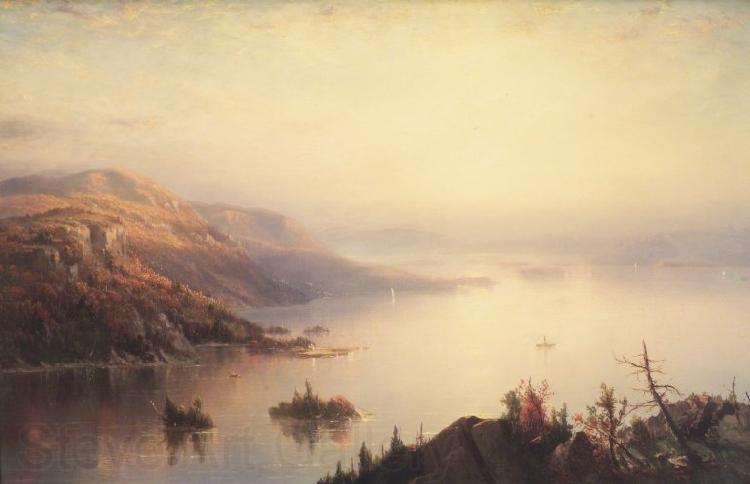 Regis-Francois Gignoux Lake George Norge oil painting art